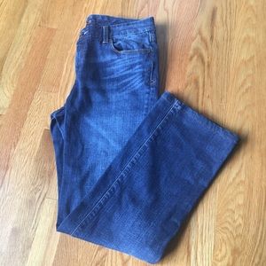 Seven7 Dark Wash Boot Cut Jeans Size 8